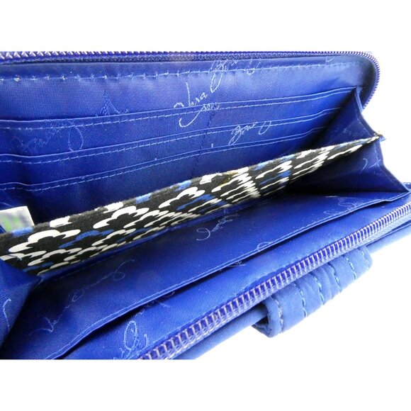 Vera Bradley Cobalt Blue Turnlock Wallet - Picture 8 of 15
